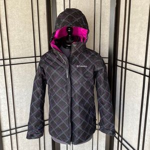 Columbia waterproof jacket girls M 10/12